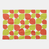 Abstraktes Retro-Muster Geschirrtuch (Horizontal)