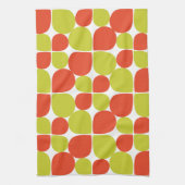 Abstraktes Retro-Muster Geschirrtuch (Vertikal)