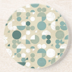 Abstraktes retro Muster Getränkeuntersetzer