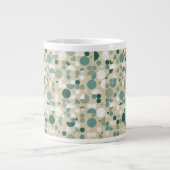 Abstraktes Retro-Muster Jumbo-Tasse (Vorderseite)