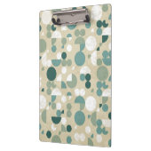 Abstraktes retro Muster Klemmbrett (Links)