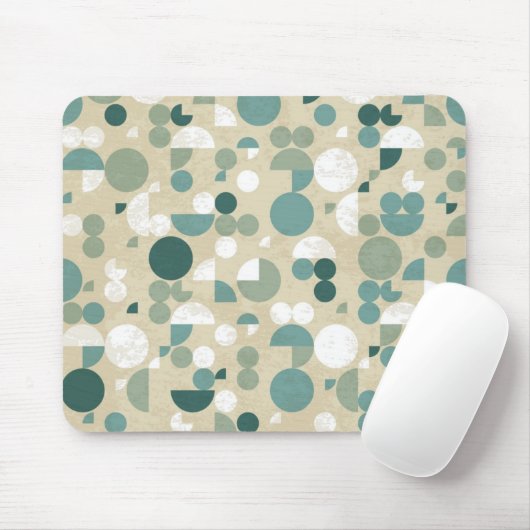 Abstraktes retro Muster Mousepad (Mit Mouse)