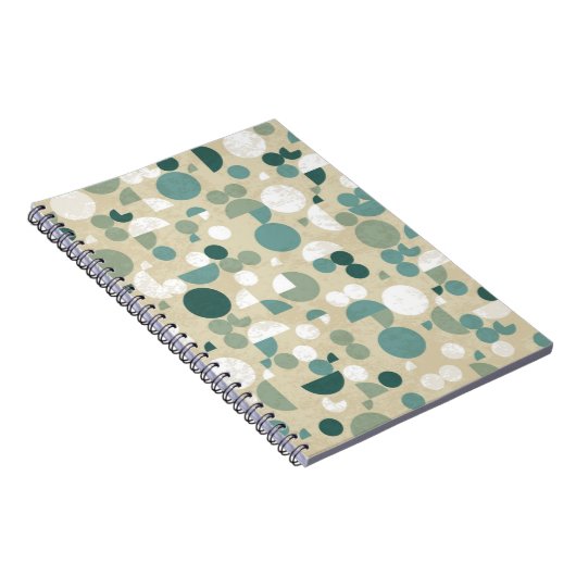 Abstraktes retro Muster Notizblock (Rechte Seite)