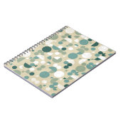 Abstraktes retro Muster Notizblock (Linke Seite)