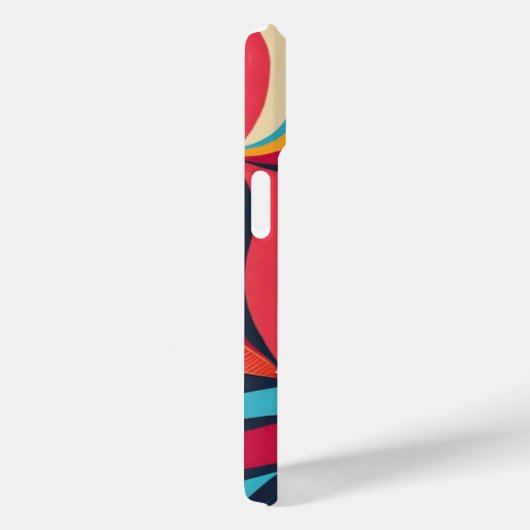 Abstraktes Retro-Muster Personalisiert Case-Mate iPhone Hülle (Rückseite / Rechts)