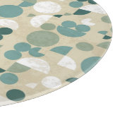 Abstraktes retro Muster Schneidebrett (Ecke)