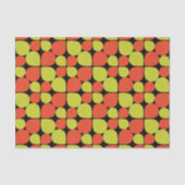 Abstraktes Retro-Muster Seidenpapier (Vorderseite)