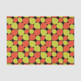 Abstraktes Retro-Muster Seidenpapier