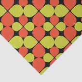 Abstraktes Retro-Muster Seidenpapier (Ausschnitt)