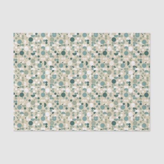 Abstraktes retro Muster Seidenpapier (Vorderseite)