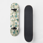 Abstraktes retro Muster Skateboard (Vorderseite)
