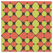 Abstraktes Retro-Muster Stoff (Nahaufnahme)