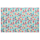 Abstraktes Retro-Muster Stoff (Fat Quarter (45,7 x 55,9 cm))