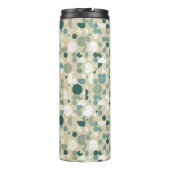 Abstraktes retro Muster Thermosbecher (Rückseite)