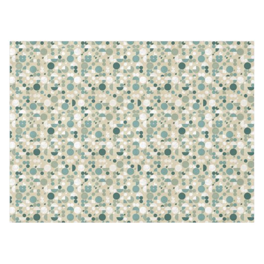 Abstraktes retro Muster Tischdecke (Vorderseite (Horizontal))