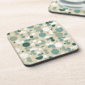 Abstraktes retro Muster Untersetzer (Linke Seite)