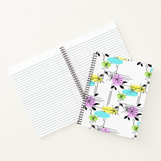 Abstraktes Retro Notizblock (Innenseite)