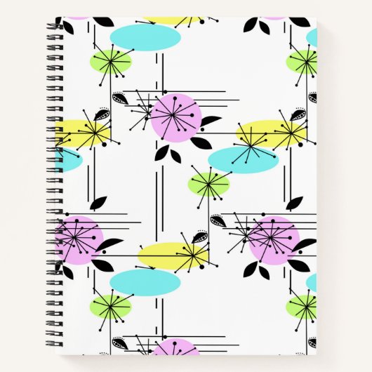 Abstraktes Retro Notizblock (Vorderseite)