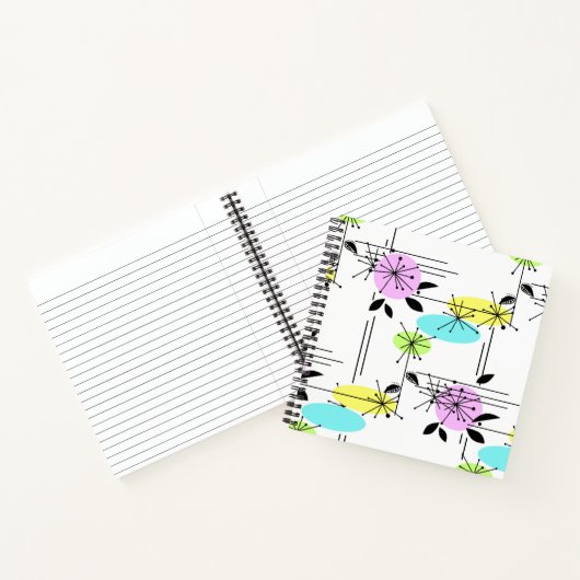 Abstraktes Retro Notizblock (Innenseite)