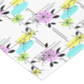 Abstraktes Retro Tischdecke (Schrägansicht)