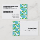 Abstraktes Retro Visitenkarte (Vorne/Hinten)