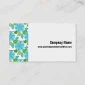 Abstraktes Retro Visitenkarte (Rückseite)