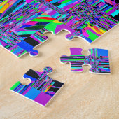 Abstraktes Rock Pile Muster farbenfroh, oversifizi Puzzle (Seite)