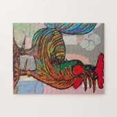 Abstraktes Rooster, Morning Call, Jigsaw Puzzle (Horizontal)