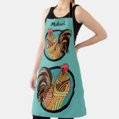 Abstraktes Rooster Schürze (InSitu)