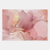 Abstraktes Rosa-Brautparty Geschenkpapier Set (Vorderseite 3)