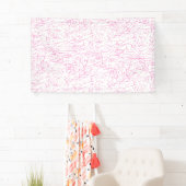 Abstraktes rosa Büroordner-Set Banner (Insitu)