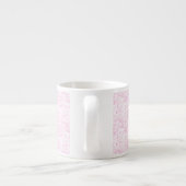 Abstraktes rosa Büroordner-Set Espressotasse (Rückseite)