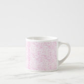 Abstraktes rosa Büroordner-Set Espressotasse (Rechts)