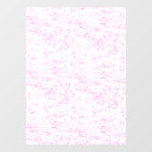 Abstraktes rosa Büroordner-Set Fensteraufkleber (Blatt)