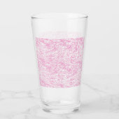 Abstraktes rosa Büroordner-Set Glas (Rückseite)