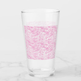 Abstraktes rosa Büroordner-Set Glas