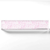 Abstraktes rosa Büroordner-Set Namensplakette (Vorderseite)