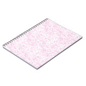 Abstraktes rosa Büroordner-Set Notizblock (Linke Seite)