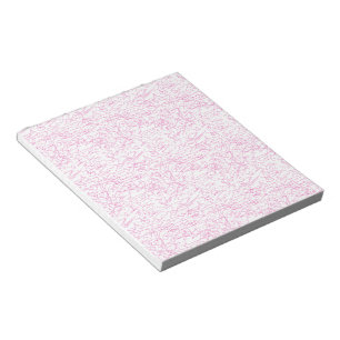 Abstraktes rosa Büroordner-Set Notizblock