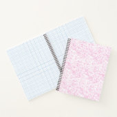 Abstraktes rosa Büroordner-Set Notizblock (Innenseite)