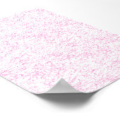 Abstraktes rosa Büroordner-Set Poster (Ecke)