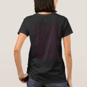 Abstraktes rosa Büroordner-Set T-Shirt (Rückseite)