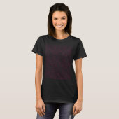Abstraktes rosa Büroordner-Set T-Shirt (Vorne ganz)