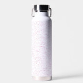 Abstraktes rosa Büroordner-Set Trinkflasche (Vorne)