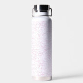 Abstraktes rosa Büroordner-Set Trinkflasche (Rückseite)