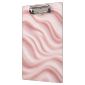 Abstraktes Rosa-Creme-Muster Klemmbrett (Links)