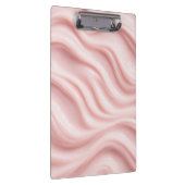 Abstraktes Rosa-Creme-Muster Klemmbrett (Rechts)