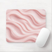 Abstraktes Rosa-Creme-Muster Mousepad (Mit Mouse)