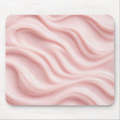 Abstraktes Rosa-Creme-Muster Mousepad (Vorne)