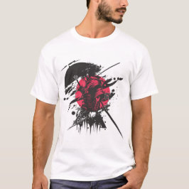 Abstraktes Rosa-Elefanten-Grafik-T-Shirt | Moderne T-Shirt
